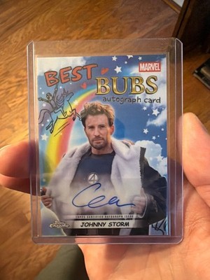 2025 Topps Chrome Deadpool Chris Evans Best Bubs Auto