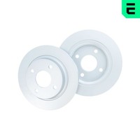 2X Optimal Bremsscheibe BS-9596C FüR Ford Fiesta 7 HJ HF Van Ecoboost Active VCT