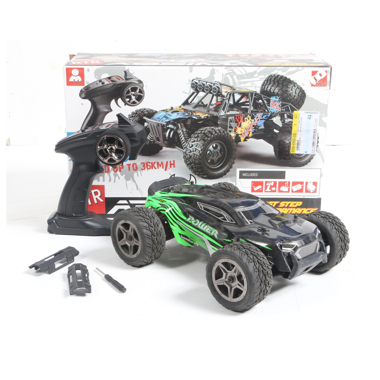 Absima 14002 Power 1:14 RC Model Car Electric Truggy... + Defect (279731)