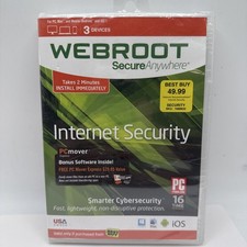 Webroot SecureAnywhere Internet Security Runs On iOS Windows 10 Compatible