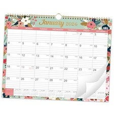 2026 Calendar - 2026 Wall Calendar, Jan 2026 - Dec 2026, 2026 Wall Calendar 12 