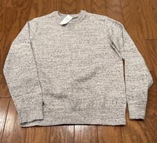 NEW GAP Kids Boys Gray Cotton Long Sleeve Knit Sweater XL 12 