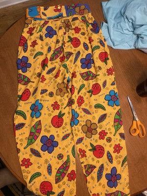 Vintage E. Gadd! Fruit Floral Funky Print Pants Size 10