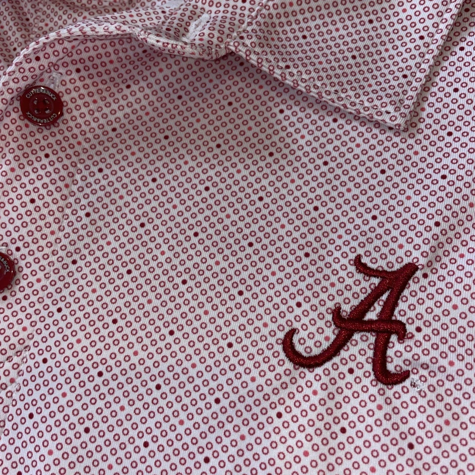Cutter & Buck University Of Alabama Men’s 3XT 3XL Golf Polo Embroidered Logo - Image 3 of 4