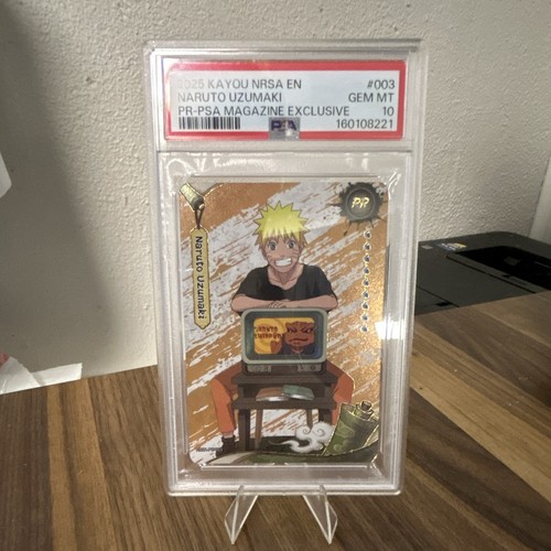 Kayou 2025 NRSA EN Naruto Uzumaki #003 Promo Exclusive PSA 10 Card