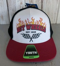 New Hot Wheels Kids Hat Cap NWT Red Black
