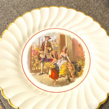 Myott Olde Chelsea Staffordshire England Scenic Decorative Collector Plate