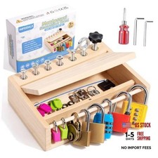 Montessori Toys for 3 4 5 6 Year Old Birthday Gift Screwdriver Board Large