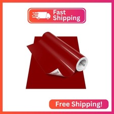 VViViD Burgundy Gloss DECO65 Permanent Adhesive Craft Vinyl for Cricut, Silhouet