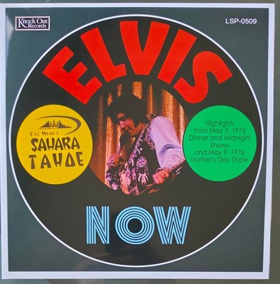 Elvis Presley Del Webb's Sahara Tahoe - The Highlights May 1976  2LP BLUE vinyl