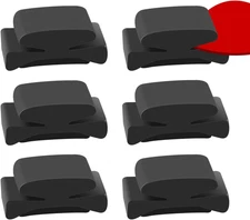 Linkidea 6 Pack Rubber Guitar Headstock Pick Holder, Pickholder for Guitar, Bass