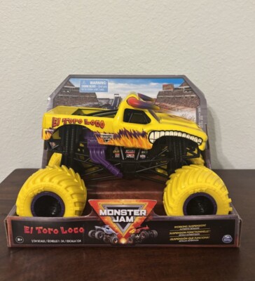El Toro Loco Monster Jam Truck True Series #20 1:24 Scale Working Suspension New