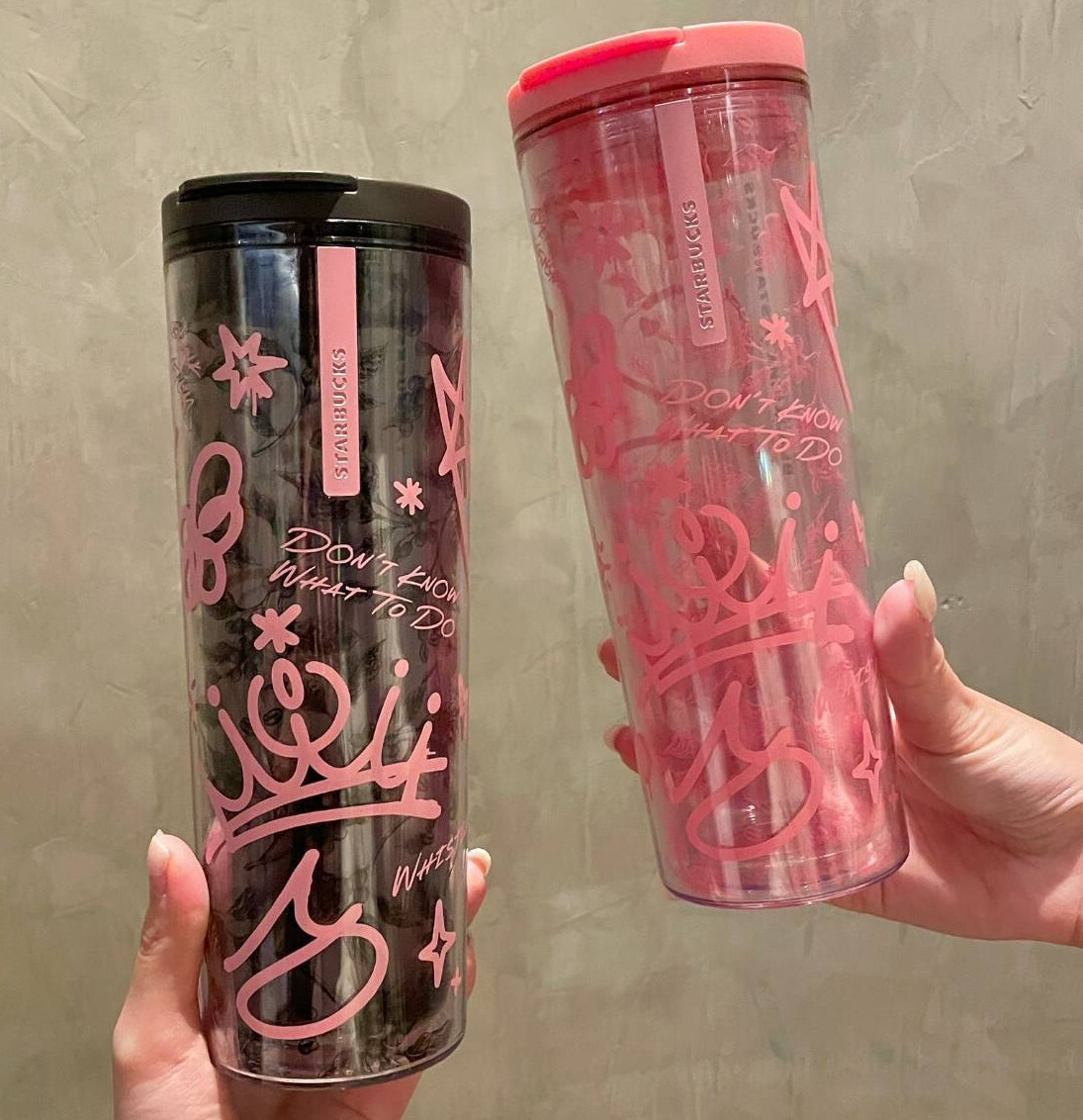STARBUCKS BLACKPINK Official Merch Rhinestone Cold Cup STARBUCKS BLACKPINK Official Merch Rhinestone Cold Cup