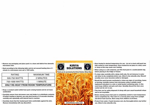 Soft Fleece Microwave Wheat Bag Hot Pack Cold Heat Microwaveable Pad - Picture 72 of 72