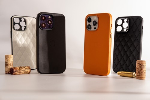 Fabufabu Funda Teléfono Cuero Genuino Compatible con iPhone 14 Pro Max Series - Imagen 3 de 35