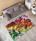 3D Flower Pattern ZHUA004 Game Non Slip Rug Mat Photo Carpet Shandra Smith Zoe