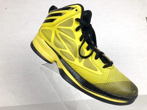 Adidas-Sprint-Web-Basketball-shoes-High-Top-Yellow-Mens-Size-7