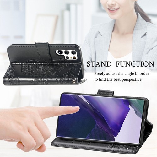 For Samsung S23 Ultra S22 S21 S23 FE Magnetic Leather Wallet Diamond Case Cover - Picture 12 of 57