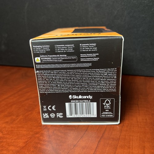 Skullcandy Terrain Wireless Portable Bluetooth Speaker - IPX7 Waterproof (2447) - Bild 5 von 6