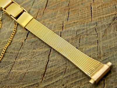Speidel Vintage Watch Band Butterfly Clasp Stainless Steel 10mm-13mm NOS Unused