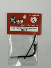 Gofer Racing Decals 16001 1/24 Prewired Distributor with Boot - Black Plug Wires