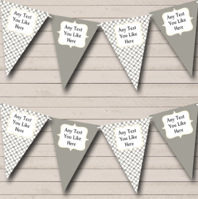 Party Banner Wimpel Pilz Blumen personalisiert Hochzeitslocation oder Empfang