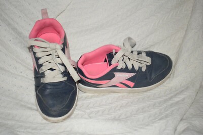 Reebok Turnschuhe Kinder Uk 13 rosa und schwarz Sport Schule Mädchen Kind