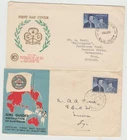 Australia 1960   2 FDC  Girl Guide issue   good condition