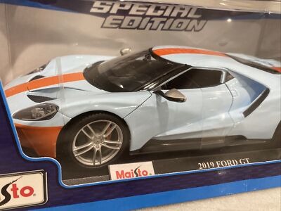 Maisto 2017 Ford GT Diecast Car Special Edition Blue 1 18 for sale