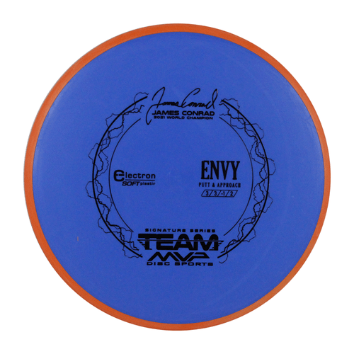 Axiom Disc Golf James Conrad Signature Electron Envy Soft Putter 3/3/0/2 Choose - Picture 14 of 140