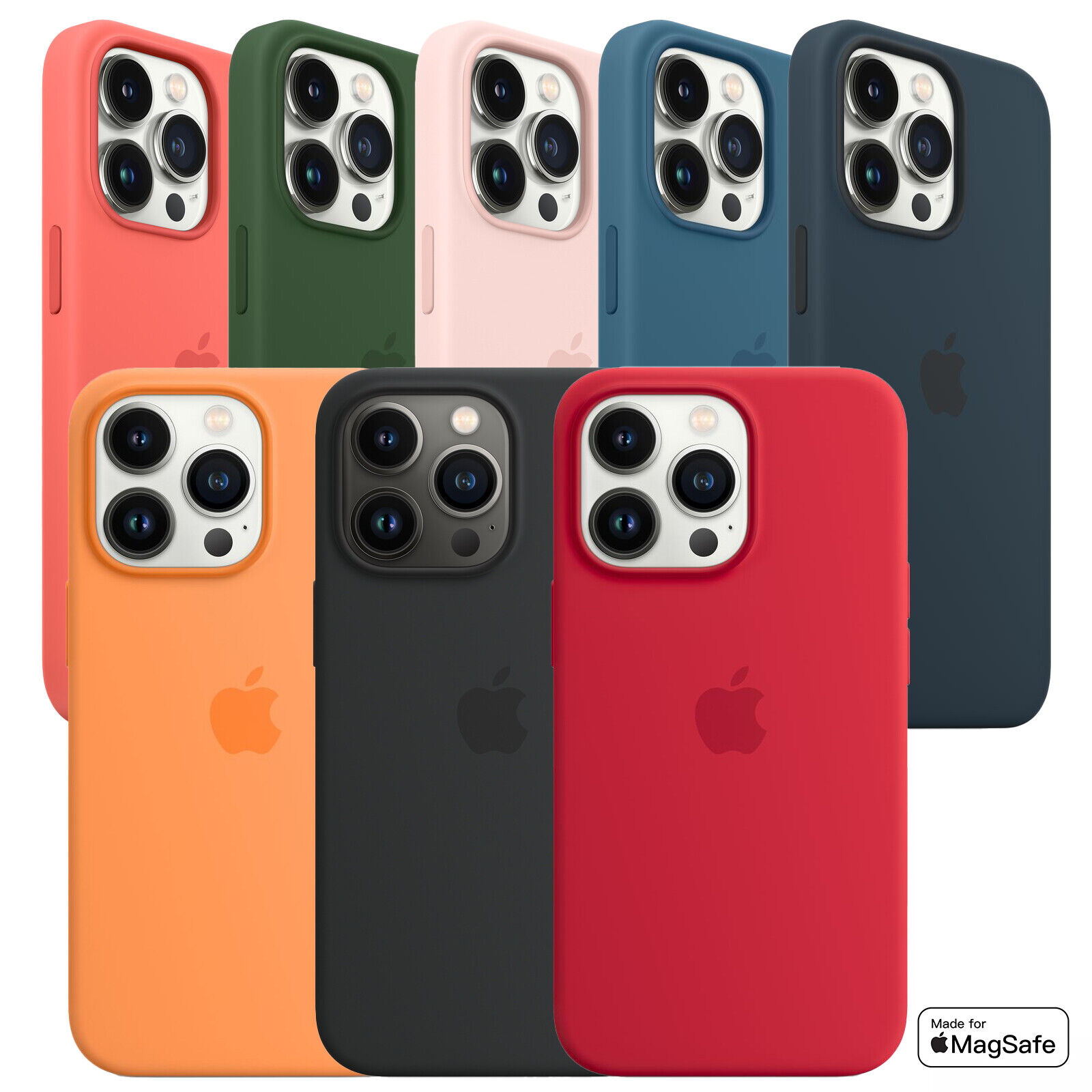 Apple iPhone 13 Pro, Pro Max Silicone Case with MagSafe - Official