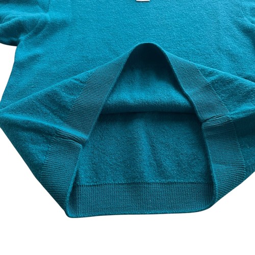 Pendleton Kid’s Med Teal Classic 100% Virgin Wool Vintage Crewneck Sweater 33988 - Picture 9 of 17