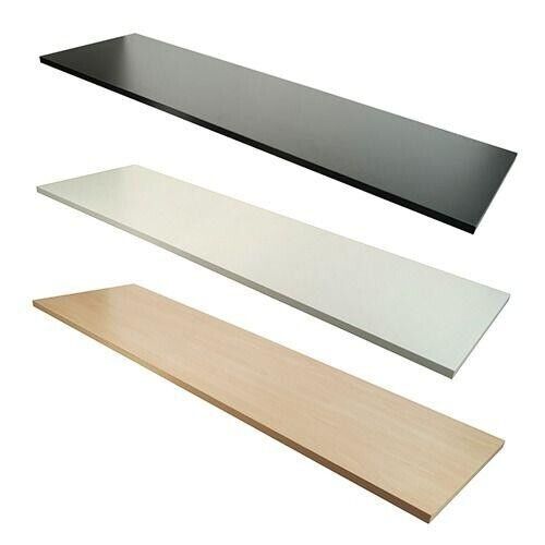 Black/white/natural Wooden Shelf Board - D300mm - 19mm Thick stylish shelfs - Picture 1 of 2