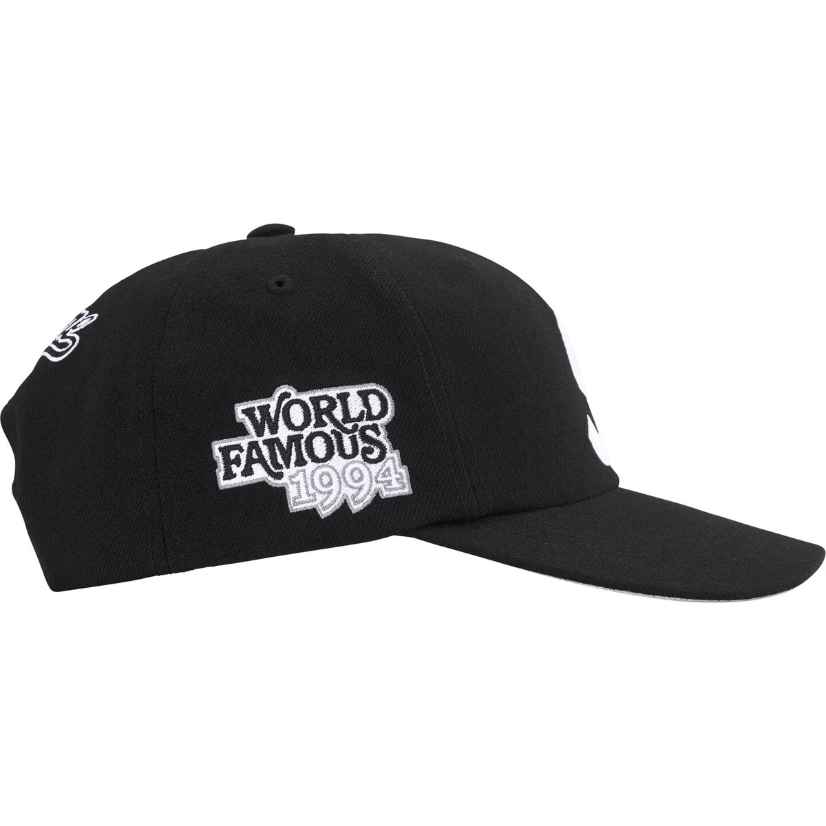 Supreme World Famous S Logo 6-Panel Black | eBay