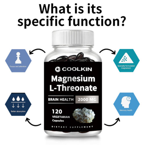 120pcs Magnesium L-Threonate 2000mg - Nootropic Brain Booster, Memory and Focus - Picture 6 of 11
