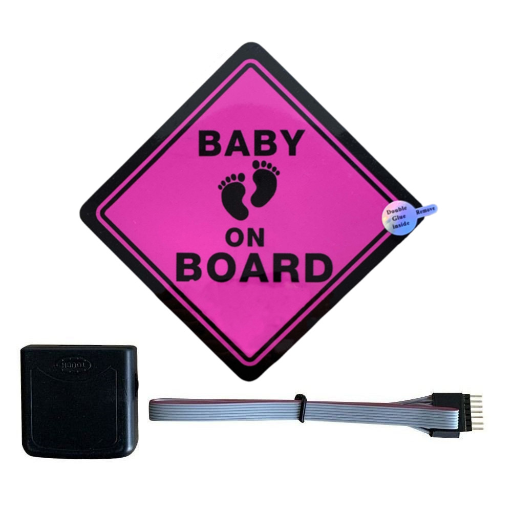 baby on board-Pink