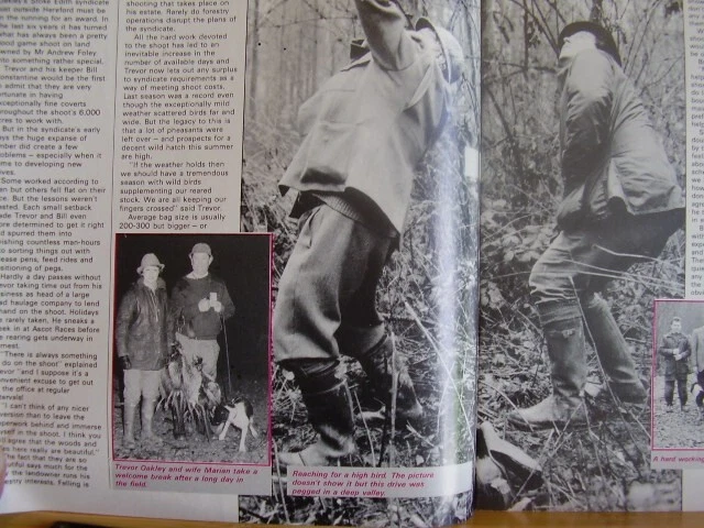 VINTAGE SPORTING GUN MAG JULY 1988 TREVOR MARIAN OAKLEY ANTHEA HILLYER - Image 3 of 4