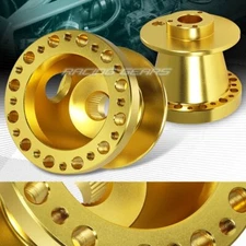 GOLD T6061 ALUMINUM 6-HOLE STEERING WHEEL HUB ADAPTER KIT FIT TOYOTA SUPRA/MR2