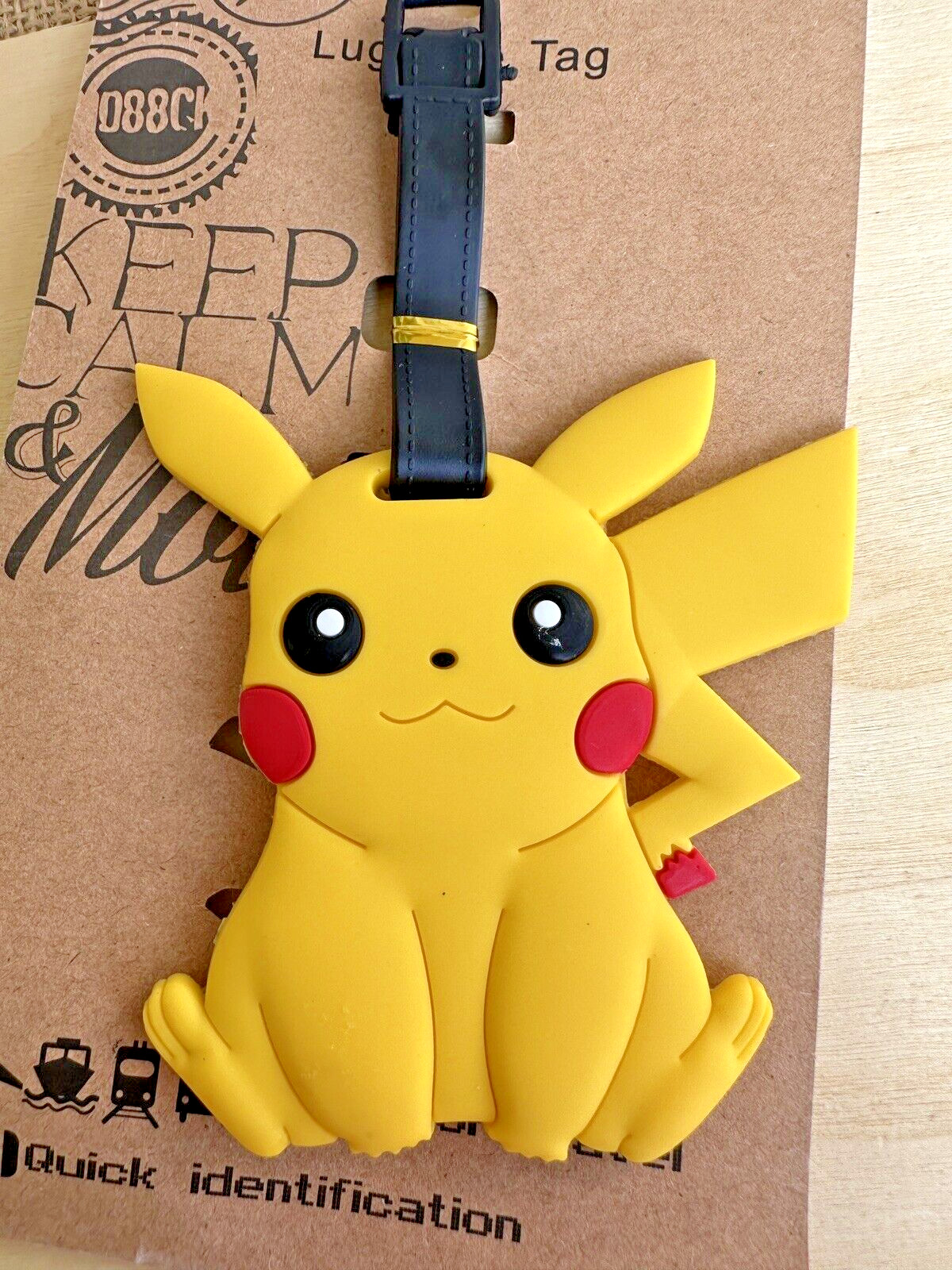 Cartoon Anime Vintage 3D silicone luggage name tag NWT
