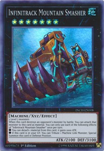 Infinitrack Mountain Smasher - INCH-EN008 - Super Rare - 1st Edition x3 - Near M