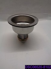 Qty  5: Dearborn Brass 18 Sink Basket Strainer with Deep Locking Cup