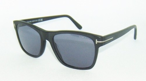 TOM FORD GIULIO FT0698 02V SONNENBRILLE MATT SCHWARZ BLAU