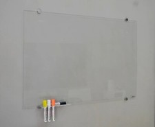 Clear Dry Erase Glass Board with Dry Erase Marker, Many Sizes, Dry Erase Board