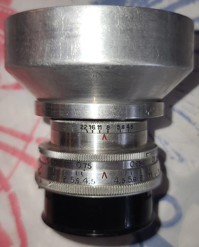 Meyer Gorlitz Helioplan 40/4.5 Nr. 1110281 Ultra Pancake 12 Blades! 9++ - Image 3 of 4