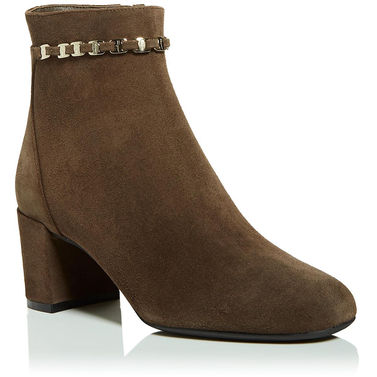 Женские ботильоны Salvatore Ferragamo коричневого цвета CROSTA 8 среднего размера BM BHFO 1631 94490₽