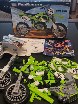 Mega Blocks Pro Builder Dirt Bike grün (ungeprüft)