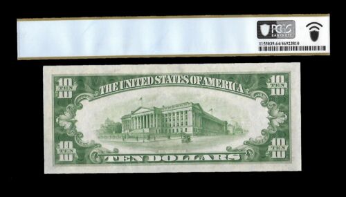United States 10 Dollars 1934C St.Louis PCGS 64PPQ Banknotes - Picture 2 of 2