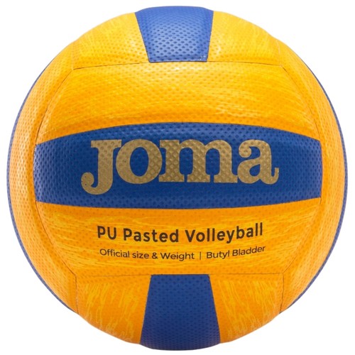 Ballon Volleyball Mikasa MVA330 – Taille 5 Officielle – Cuir Synthétique – Jaune/bleu – FFVB