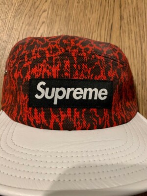 supreme leopard hat