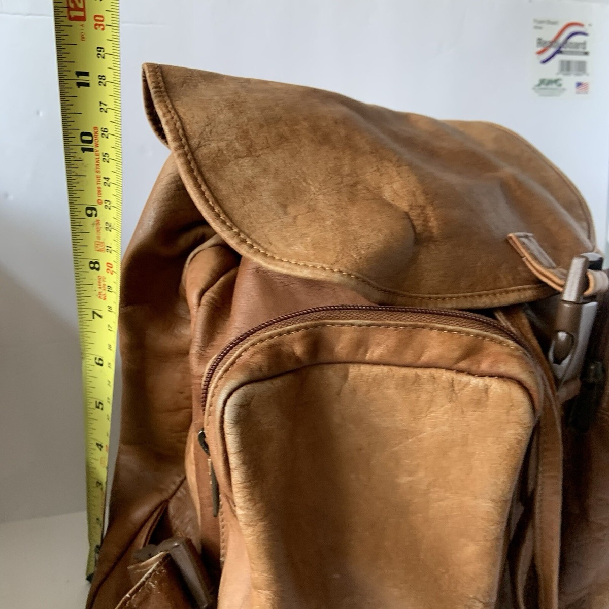 Vintage Y2K Boulder Ridge Full Grain Cowhide Backpack 
